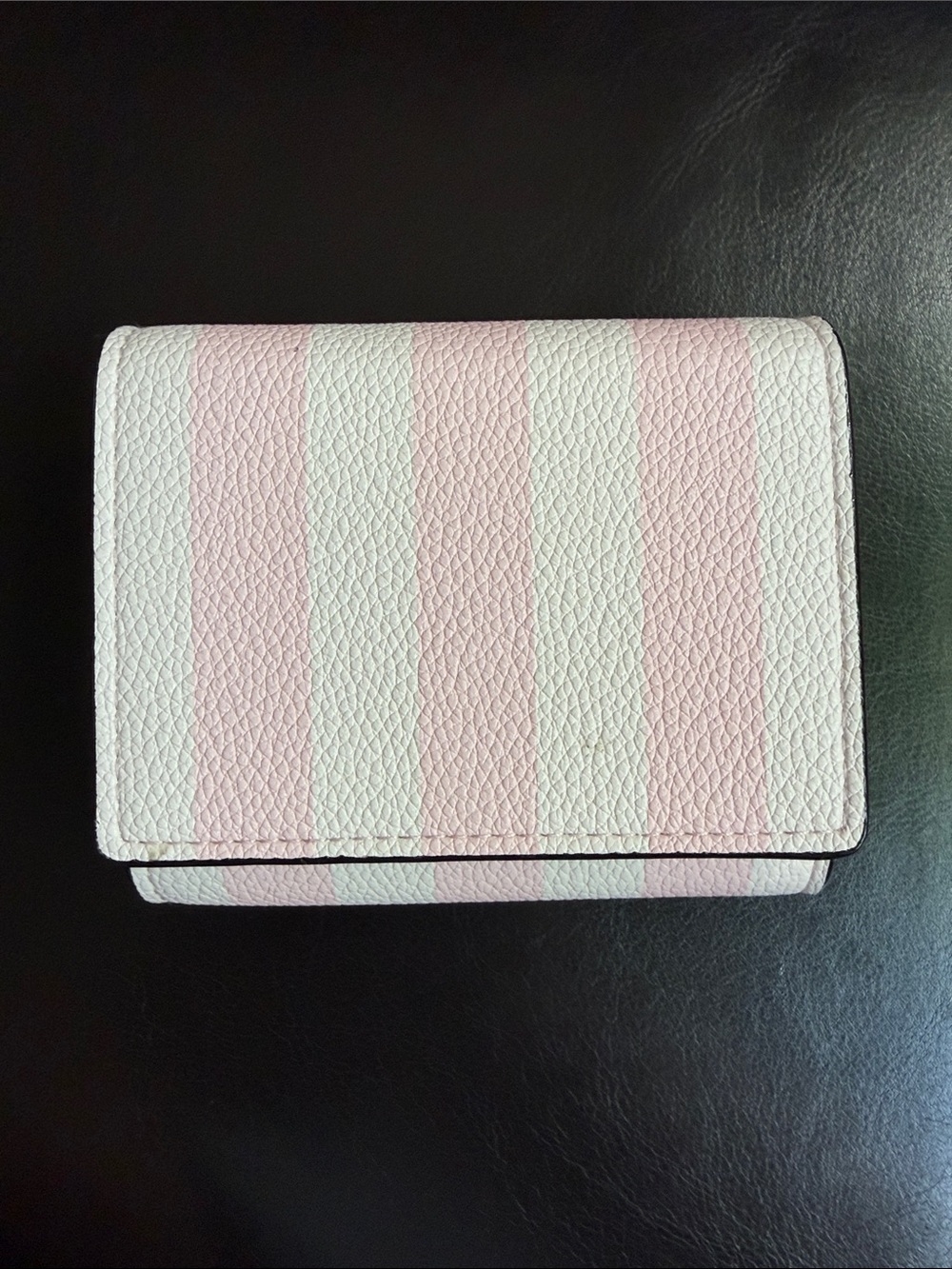 Victoria’s Secret Striped Pink and White Women’s Wallet